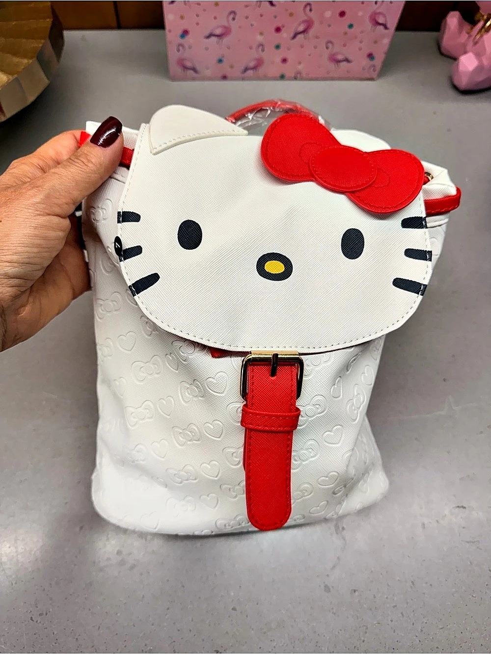 Sanrio Hello Kitty backpack in White & Red NWT